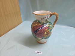 A1902 Olasz majolika kancsó 20 cm