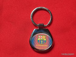 FC BARCELONA OVÁLIS FÉM KULCSTARTÓ