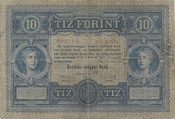 10 forint / gulden 1880 eredeti állapot 2.