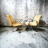 Retro design forgó fotel 2 db egyben