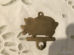RÉZ FOGAS  - MALAC - TÖMÖR - 7 x 6 cm - GYŰJTEMÉNYBŐL - OSZTRÁK - HIBÁTLAN