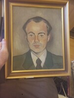 Férfi portré,felodatlan szignó