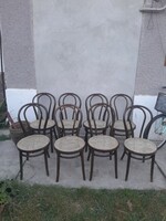 Tonett thonet tonet jellegű régi hajlított székek