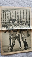 1940 KÉPES VASÁRNAP GAZDAG KÉPANYAG II VILÁGHÁBORÚ - MUSSOLINI OLASZ HADSEREG- SZELECZKY ZITA ESKÜVŐ