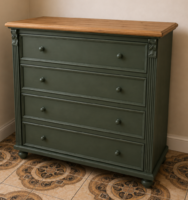 Fiókos  ónémet szekrény,  smizett komód,sublót,kaszni