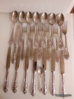 FLATWARE SET - NEW - 22 pcs - 800 - MARKING - SILVER-PLATED - ITALIAN - PERFECT CONDITION
