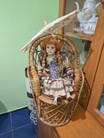 Babafotel,baba,csipke ernyő
