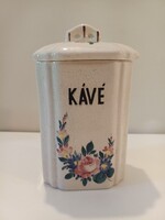 Régi kerámia kávé fűszertartó