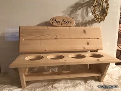 ITALTARTÓ - ÚJ - SÖRPAD  -  FA  - 50 x 36 x 25 cm - NAGYON MASSZÍV - OSZTRÁK - HIBÁTLAN