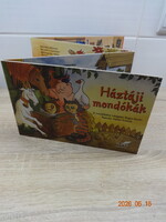 Bogos Katalin: HÁZTÁJI MONDÓKÁK – kemény lapos mesekönyv Nyilasi Antónia rajzaival