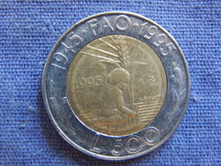 San Marino 500 Lira 1995 bimetál