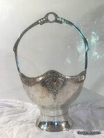 PEZSGŐSVÖDÖR - EZÜSTÖZÖTT -  ANGOL - RÉGI - 38 x 25 cm - HIBÁTLAN