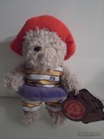 PADDINGTON NYARAL  ÚJ MACKÓ CIMKÉVEL - 23 x 14 cm - GYŰJTEMÉNYBŐL  - HIBÁTLAN