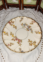 Gyüjtői! Antik J. & G. Meakin „Sarreguemines” Solus XV porcelán csészealj – 1883–1895 – hibátlan