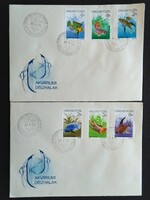 F676 / 1987 Akváriumi Díszhalak II. bélyegsor FDC-n