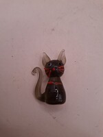 Mini Muránói cica macska figura,  ajánljon!