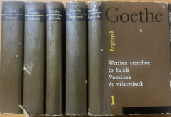 Johann Wolfgang von Goethe: Goethe válogatott művei I-V. (Regények, versek, drámák)