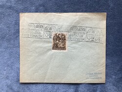 SZEGEDI OPEN-AIR PERFORMANCES 1938. first day postmark