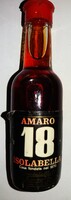 1970's AMARO 18 ISOLABELLA MIGNON -  eredeti olasz keserűlikőr és palack - EGIDIO ISOLABELLA MILÁNÓ