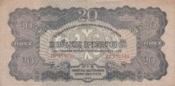20 Pengő  1944    A képen látható  szép állapotban