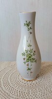 Hollóházi Erika mintás porcelán váza – hibátlan