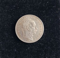 1 Forint 1876 KB Ferenc József . Nagyon szép állapotban.