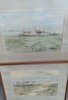 Nemes Tibor paintings in pair, cheap