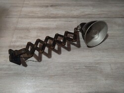 Korai Szarvasi lámpagyárban gyártott harmonika (ollós) fali lámpa /Accordion (Scissor-Arm) Wall Lamp