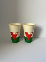 2 db MOL branded paper cup