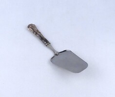 2A681 Régi ezüst nyelű acél tortalapát 21.7 cm