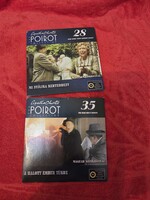 2 db dvd Poirot Agatha Christie film
