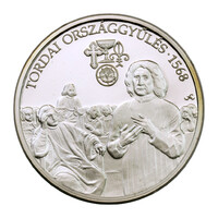 Magyarország Történelme Tordai Országgyűlés 1568 ezüst emlékérem