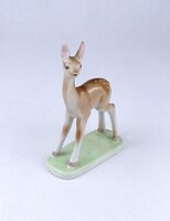 2A744 Régi Drasche porcelán őz őzike figura 15 cm