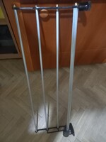 Vintage retro alumínium fali kalaptartó fogasokkal kiváló állapotban