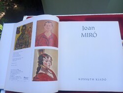 Joan Miro festő brutálista, avantgárd festmény album
