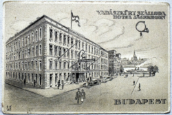 Vadászkürt Szálloda, Hotel  - Bp,  Türr István u,  - régi képeslap