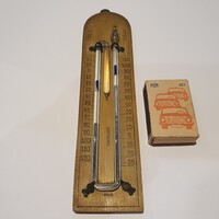 Antique German maximum-minimum thermometer, good condition