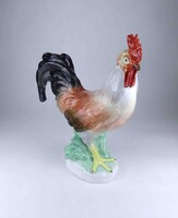 2A503 Régi Hatalmas nagyméretű Herendi porcelán kakas 40 cm