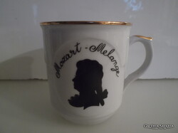 MOZART - EPIAG - BÖGRE - KÉT OLDALÁN MINTÁS - 3 dl - PORCELÁN