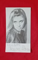 Dedikált fotó Bencze Ilona 80-as évek