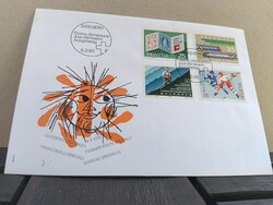 1990 Svájc Helvetia hivatalos FDC első napi boríték alkalmi berni bélyegzéssel