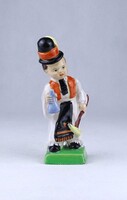 2A757 Vitéz Vidovich Ferenc art deco kerámia bort kínáló matyó legény figura 14 cm