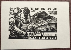 Fery Antal (1908-1994) Ex Libris, Tokaj