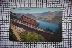 Pilatusbahn, Wolfort-Viadukt – régi svájci vasúti képeslap, üres (Luzern)