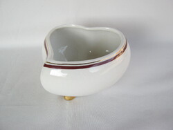 FIM Budapest porcelain heart-shaped bowl