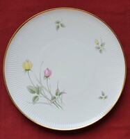 Thomas német porcelán tálaló tál kínáló tányér rózsa virág mintával nagy méretű 33cm