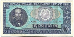 100 lei lej 1966 Románia 2.