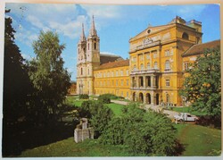 Képeslap, Zirc 1983, Apátsági temolom (P5)