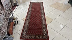 4486 KIÁRUSÍTÁS  Mir mintás gyapjú perzsa futó szőnyeg 70X240CM