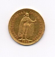 Arany 10 Korona, 1906-ból.